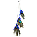 Clip-In Peacock Feather Hair Extensions
