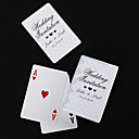 Personalized Playing Cards - Silver Lace