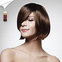 Capless 100% Human Hair Short Bob Style Straight Wig 5 Colors To Choose