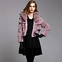 TS Layered Rabbit Fur Coat