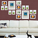 White Photo Wall Frame Collection - Set of 16