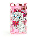 Protective Back Case with Crystals for iPhone 3G/3GS (Marie)