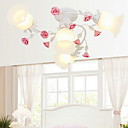 SUMMIT - Lampe de Plafond Florale - 4 slots à ampoule