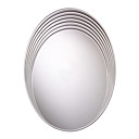 salle de bain miroir oblong avec décoration linellae irrégulière