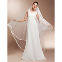 One-tier Chapel Wedding Veils With Finished Edge