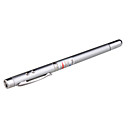 4 en 1 pointeur laser rouge stylo à bille torche lumière argentée utilisée comme férule