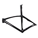700C Full Carbon Feather Light Road Bike Frame with Integrated Seatpost Natural Color
