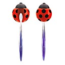 rouge porte brosse à dents coccinelle conception