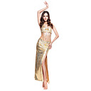 Dancewear Polyester With Beading Performance Belly Top And Skirt for Ladies More Colors