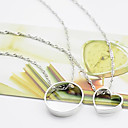 prachtige cirkel & hart hangers in sterling zilver