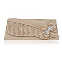 Satin mit Kristall / Strass Abendtasche / Kupplung (weitere Farben)