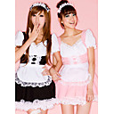 Cute Girl Lace Polyester Maid Suit (4 Pieces)