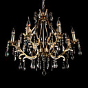 Lámpara Chandelier de Cristal con 8 Bombillas - CARMARTHENSHIRE