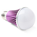 E27 5W 450LM 3000-3500K Warm White Purple Cover LED Ball Bulb (85-265V)