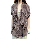 Genuine Knit Rabbit Fur Vest