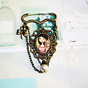 Frauen vintage Eule Brosche
