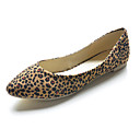 Suede Low Heel Closed Toe Animal Print Shoes (More Colors)