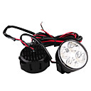 voiture éclairage diurne (2 pcs, 4 LED, lumière blanche, imperméable)
