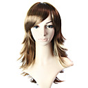 capless longueur moyenne de la chaleur 100% convivial fibre naturelle perruque de cheveux regard