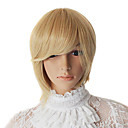 Capless Short Grey Straight Synthetic Party Wig