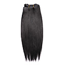 100% Human Hair 12 Inch Machine Made Yaki Straight Hair Weave