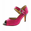 Customized Sparkling Glitter With Buckle Dance Performance Shoes (More Colors)