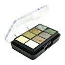 8 colores de maquillaje paleta de sombra de ojos y coloretes