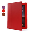 Protective PU Leather Case Cover with Stand for the New iPad (Auto Sleep Function, Assorted Colors)