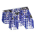 5 - luz de cristal montagem semi flush com 4 cores disponíveis