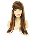 Full Lace with Stretch on Crown Long Silky Straight Indian Remy Hair Wig