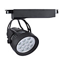 1w luce traccia led a 12 luci in nero