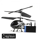 3-Kanal-i-Hubschrauber mit Gyro 777-170 gesteuert von iPhone / iPad / iPod touch schwarz (777-170b)