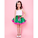 saia da menina verde com arco e forro