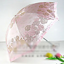 Flower Print Folding UV Umbrella