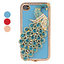 Crystal Peacock Style Case for iPhone 4 and 4S (Assorted Colors)