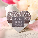 Personalized Heart Shaped Favor Tag - Classic Patterns (Set of 60)