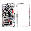 Cartoon Pattern Protective Back Case and Bumper Frame for iPod Touch 4