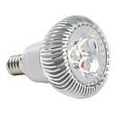 3 * 1W E14 270lm 3000K 3-bombilla LED de luz blanca cálida (85-265V)