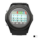Genuine Leather Watchband 1.4 Inch Touch Screen Watch Cell Phone (Quad Band Java Bluetooth MP3 MP4)