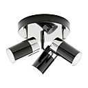 Artistic metal Flush Mount Spot Lights with 3 Lights Chrome Finish