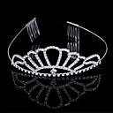 Gorgeous Elaborating Cubic Zirconia In Alloy Tiara