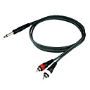 dt cavo RCA dr13 con 1/4 "mono +2 * spina rca in 1,5 metro