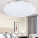 Vintage Glass Flush Mount with 2 Lights White