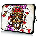 teschio rosa laptop neoprene per 10-15 "ipad macbook dell hp acer samsung