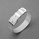 superbe montre argent plaqué ceinture unisexe bracelet
