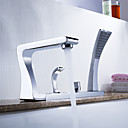 Sprinkle® - von lightinthebox - zeitgenössische Wanne aus massivem Messing verchromt Wasserhahn