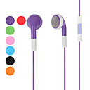 Auricolari stereo colorati con controllo del volume e microfono per iPhone 4 e 4S - Colori assortiti