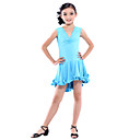 Dancewear Viscose Latin Dance Dress For Children