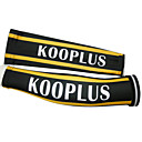 kooplus-Männer aus 100% Polyester Radfahren Schutzausrüstung Arm wärmer (gelb)