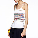elegante dame mouwloos band t-shirt